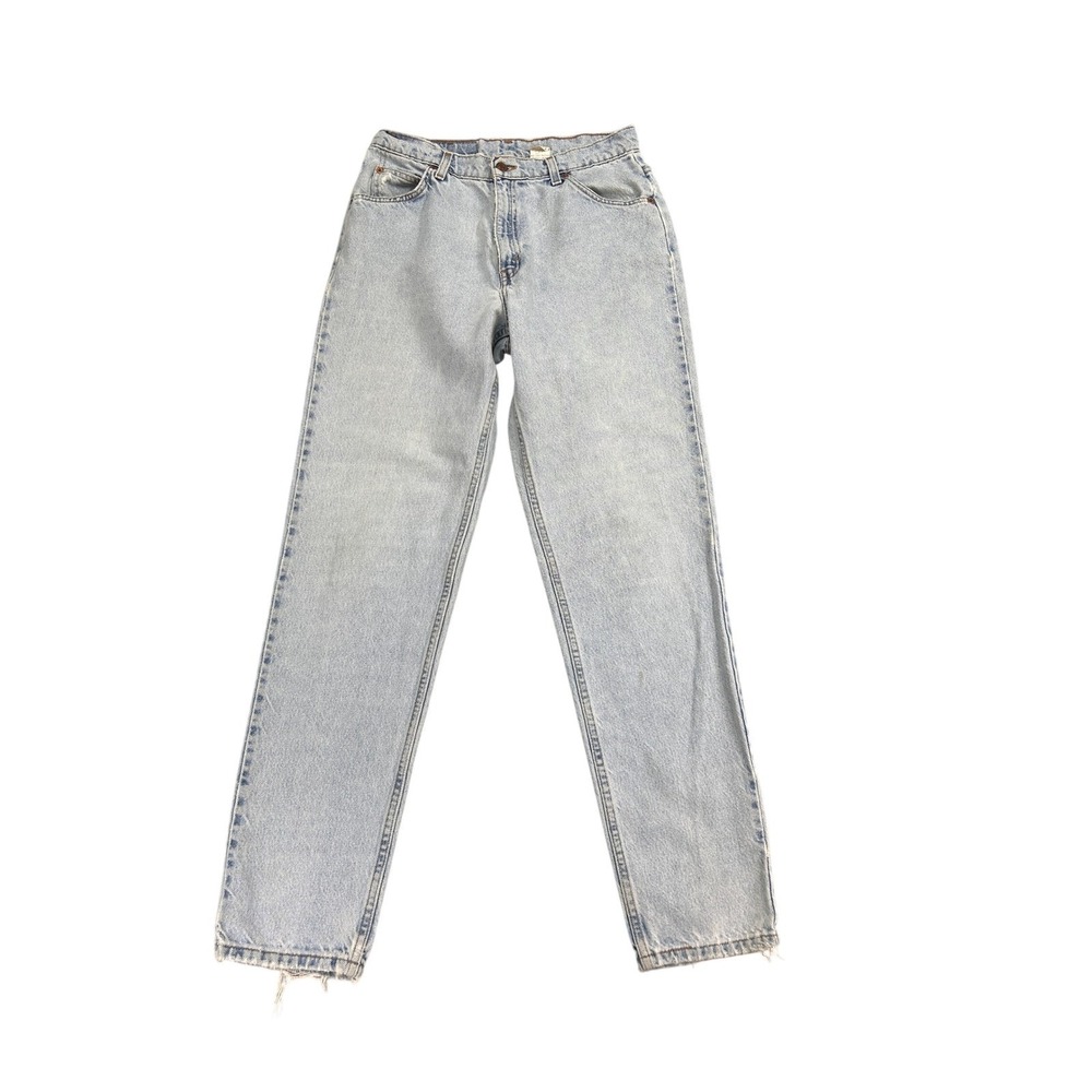Vintage Levis 912 Slim Fit Tapered Leg Jeans Light Wash High Rise Size 12 Reg